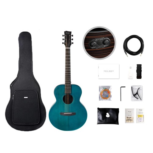 Đàn Guitar Acoustic Enya EA X1 PRO EQ BL (Chính Hãng Full Box) 